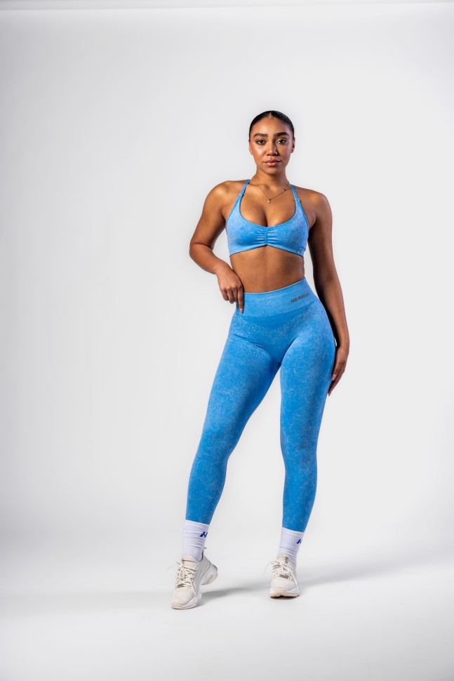 Леггинсы Nebbia Seamless High-Waist Leggings MAXIMUM PUSH-UP 302 Blue в Москве в Москве