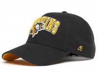 Бейсболка ATRIBUTIKA & CLUB Pittsburgh Penguins, черн.-желт. 31162 в Москве  в Москве 